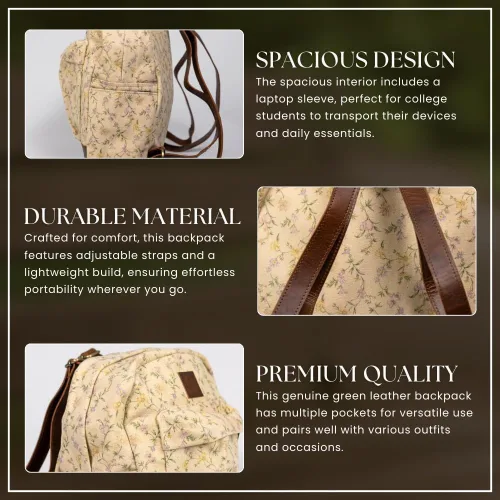 Vista 5 de Women Bag Canvas Tote Bag for Women, Spacious Shoulder Handbag with Faux Leather Handles Travel Bag for Shopping