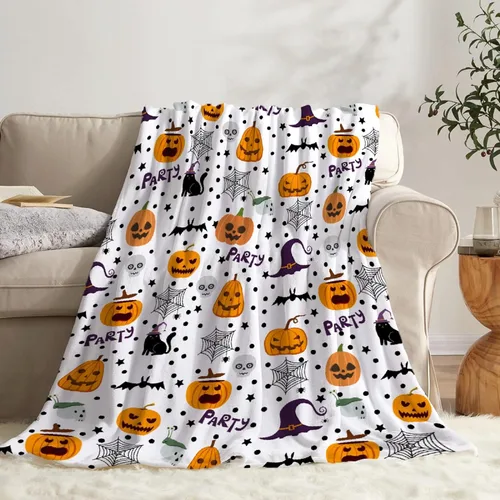 Vista 42 de Cute Ghosts - Manta de bebé personalizada para recién nacido, regalos para Halloween y Navidad, 40 x 30 pulgadas