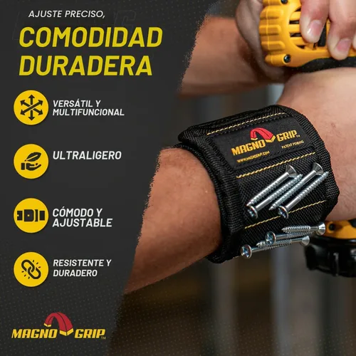 Vista 8 de Pulsera magnética MagnoGrip Negro