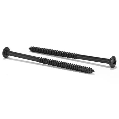 Vista 12 de #4 x 1 Tornillo de Madera 100 Piezas 18-8 (304) Acero Inoxidable Cabeza Plana Tornillos Autorroscantes Rápidos para Paneles de Yeso Óxido Negro por