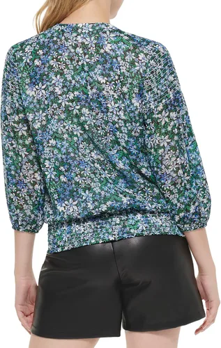 Vista 4 de KARL LAGERFELD PARIS Everyday Blouse Woven Long Sleeve Shirts for Women