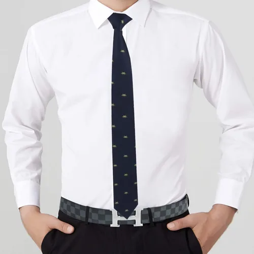 Vista 5 de AUSCUFFLINKS Corbatas deportivas y especiales Corbatas para hombres Lazos tejidos ajustados para el cuello Regalo para colega de trabajo