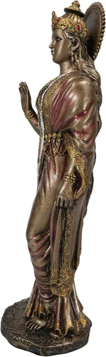 Vista 6 de Ebros Gift Figura decorativa de resina bronceada, hermosa diosa hindú, Sita, deidad de fertilidad, amor, lealtad, 9.25 pulgadas de alto, esposa