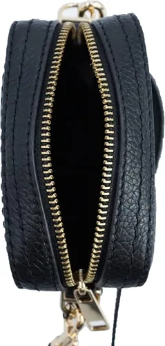 Vista 6 de Marc Jacobs H131L01RE21-001 - Bolso bandolera de piel del norte del sur negro con herrajes dorados para mujer, Negro