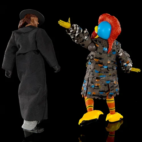 Vista 4 de Mattel WWE - Juego de 2 figuras de acción, Ultimate Edition Survivor Series 1990 Undertaker & Gobbledy Gooker coleccionables con accesorios