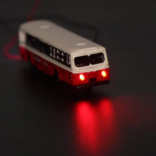 Vista 5 de EBS15002 4pcs 1:150 Modelo Iluminado Autobús de Coches con 12V Luces LED para Diseño de Edificio Fundido a Presión Nuevo