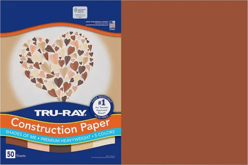 Vista 5 de Tru-Ray Papel de Construcción 9x12 Almendra
