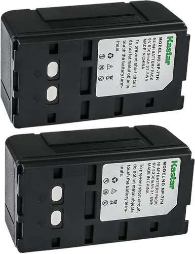 Vista 3 de Kastar Paquete de 1 batería de repuesto NP-77H 6.0V 5300mAh Ni-MH para Sony CCD-F50 CCD-F500 CCD-F500E CCD-F501 CCD-F55 CCD-F550 CCD-F550E CCD-F555
