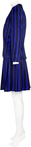 Vista 4 de Masfrida Enid Sinclair - Disfraz de colegialas Uniforme Never more Cosplay para niños para Halooween