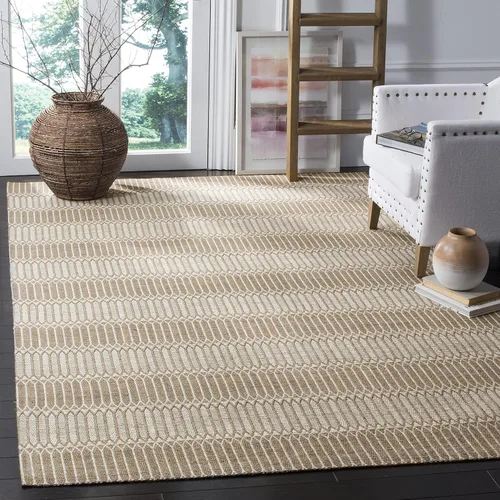Vista 7 de SAFAVIEH Marbella Collection - Alfombra de pasillo, 2 pies 3 pulgadas x 8 pies, color beige, viscosa hecha a mano, ideal para zonas de alto tráfico