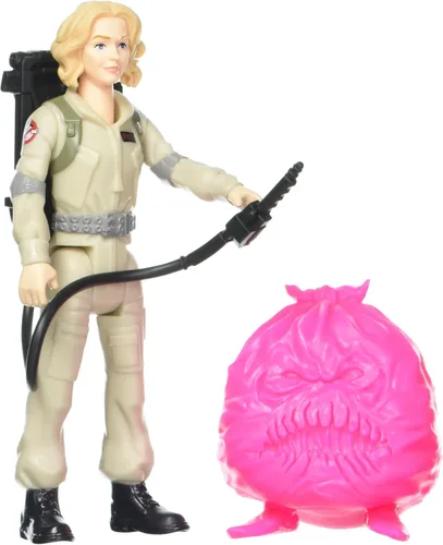 Vista 3 de Ghostbusters Fright Features Callie Spengler figura de acción con accesorio de juguete fantasma Ecto-Stretch Tech Possessor, juguetes