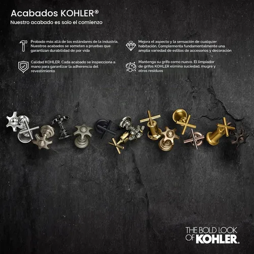 Vista 2 de KOHLER TS28127-4G-BL Venza Rite-Temp - Kit de molduras para bañera y ducha, 1.75 GPM, negro mate Mate negro