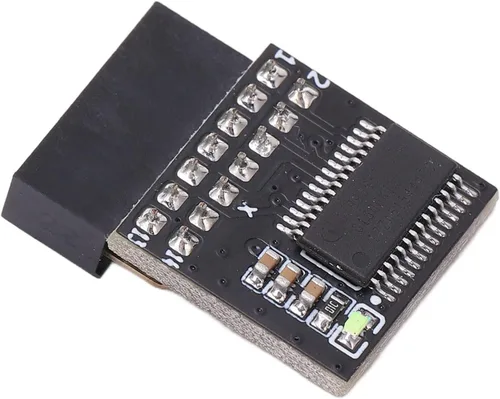 Vista 9 de TPM 2.0 módulo LPC 14pin tarjeta remota tarjeta de cifrado de seguridad para componentes electrónicos