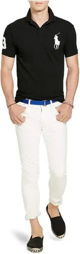 Vista 3 de Polo Ralph Lauren Polo de ajuste entallado para hombre con logotipo de poni grande