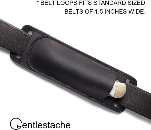 Vista 3 de Gentlestache Fundas de Cuero para Cuchillos para Cinturón, Funda para Cuchillo, Funda para Cuchillo de Bolsillo, Funda de Cuero EDC para Portador