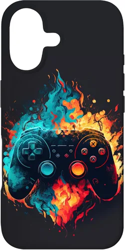 Vista 32 de Controlador de videojuegos para iPhone 16 Gamer para un divertido estuche para adolescentes y niñas