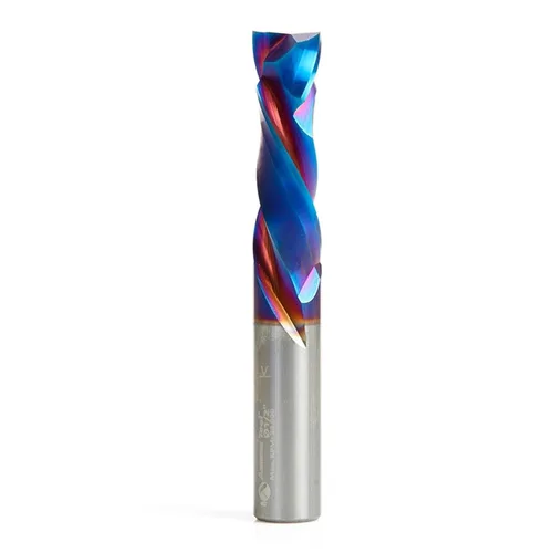 Vista 49 de Amana Tool Spektra Extreme Tool Life Recubierta - Broca de router en espiral de compresión CNC de carburo sólido recubierta, 46182-K, 1/2 D x 1 CH x