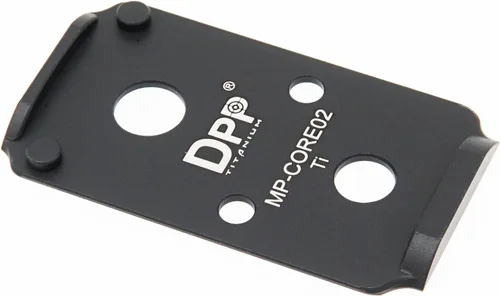 Vista 3 de DPP Titanium Placa de montaje/adaptador compatible con Smith & Wesson MP 2.0 Optics Ready/CORE Holosun 407C/507C/508T Trijicon RMR/SRO - MP-CORE02-TI