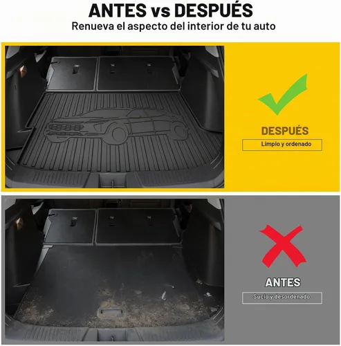 Vista 6 de TTX LIGHTING - Alfombrilla de maletero personalizada para Trax 2024 2025 2026 - Alfombrilla de goma TPE para todo tipo de clima para maletero