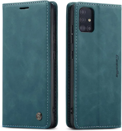 Vista 16 de Funda tipo cartera para Samsung Galaxy A51 4G, con soporte magnético, funda protectora de cuero estilo libro, duradera, a prueba de golpes