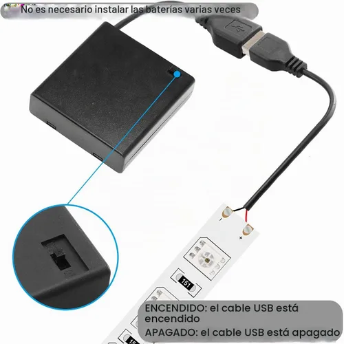Vista 3 de 4 piezas 4 AA soporte de batería USB interruptor, 6 V USB hembra zócalo, 4 x 1.5V AA caja caja caja titular interruptor de encendido/apagado