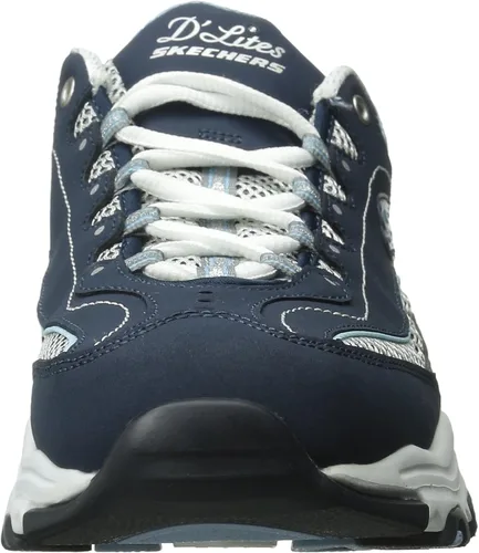 Vista 2 de Skechers D'Lites-Life Saver - Tenis de espuma viscoelástica con cordones para mujer