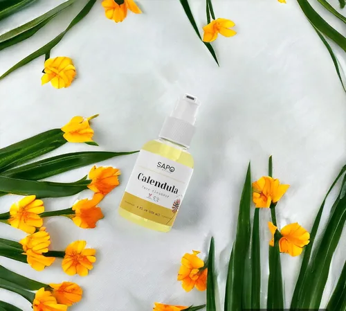Vista 7 de Sapo All Natural Limpiador facial de caléndula, un lavado facial calmante y calmante que limpia suavemente el acné, la piel grasa y sensible