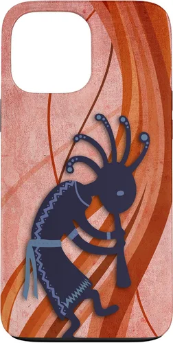 Vista 24 de Native American Kokopelli - Old School 2 - Fan Fun Case for iPhone 17
