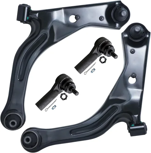 Vista 147 de Detroit Axle - 4 piezas de brazos de control traseros para Ford C-Max, Focus, Mazda 3 5, Volvo C30, C70, S40, V50, 4 brazos de control superiores e