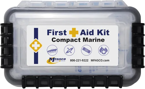 Vista 8 de Kit de primeros auxilios impermeable de 93 piezas por MFASCO Flambeau Case Boat and Personal Watercraft First Aid Kit Waterproof Storage Case