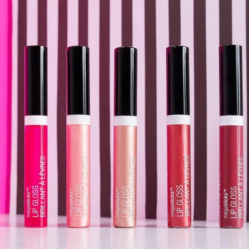 Vista 4 de Wet n Wild MegaSlicks Brillo labial, ultrabrillante, enriquecido con vitamina E, ultrabrillo de alta luminosidad hidratante, sin pruebas en animales