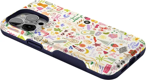 Vista 7 de Casely - Funda para iPhone 13 Pro Todas las cosas divertidas Diversión en días laborables Diseño protector audaz Compatible con MagSafe