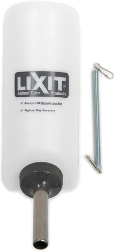 Vista 3 de Lixit® Botellas de agua de boca ancha para perros grandes (blanco, 32 onzas)