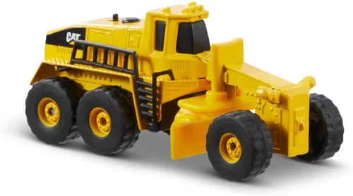 Vista 4 de CAT Construction Toys CAT Construction - Paquete de 3 vehículos de metal fundido a presión, camión volquete/mezclador de cemento/nivelador