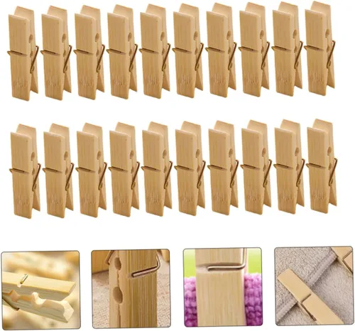 Vista 5 de Pinzas para ropa 1 paquete de clips de secado para pantalones, resistentes al viento, abrazaderas de secado de edredón