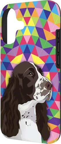 Vista 2 de Springer Spaniel Dog Lover Gift Case for iPhone 17