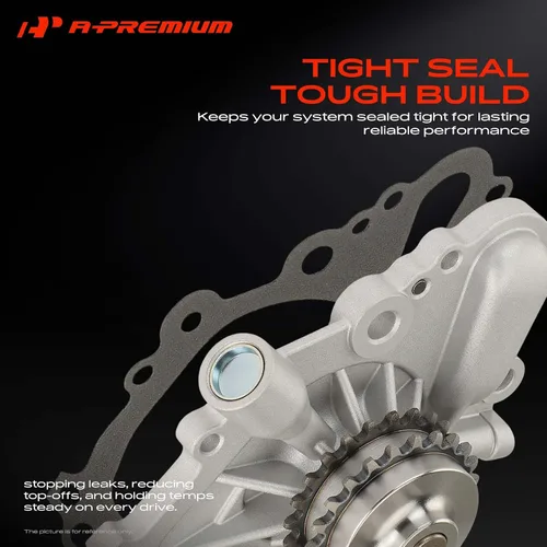 Vista 6 de A-Premium Bomba de agua del motor con junta [DOHC, 6 cilindros 2.7L] Compatible con Chrysler & Dodge, se adapta a 300, Concorde 98-04, Intrepide