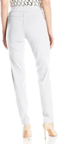 Vista 2 de SLIM-SATION Pantalón de pierna recta de banda ancha para mujer con control de abdomen