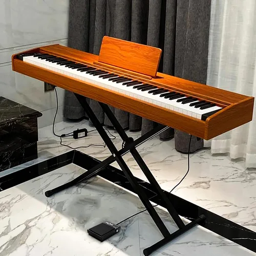 Vista 7 de Pedal de resonancia compacto FZONE para teclados, pianos digitales, sintetizadores, módulos de tono, máquinas de tambor, todo metal, diseño pesado