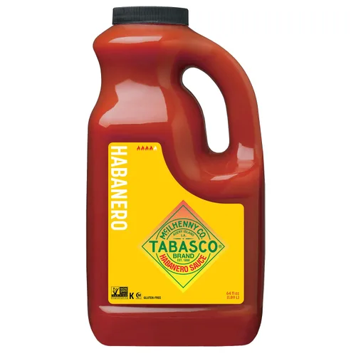 Vista 9 de Salsa de pimiento Tabasco, 64 onzas, 1/2 galón Value Size Medium Hot Sauce, Thick & Tangy Dipping Sauce, Classic Buffalo Style, Great with Pasta