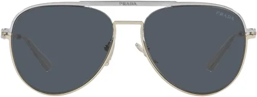 Vista 2 de Prada PR 54ZS - Gafas de sol para hombre, color oro claro, gris oscuro 5716140