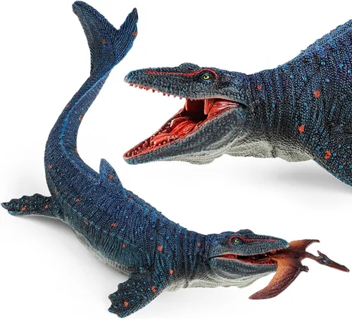 Vista 15 de EOIVSH Figura Gigante de Cocodrilo de Juguete, Figura de Acción de Cocodrilo Realista de 15" con Mandíbula Movible, Figura Educativa de Animal