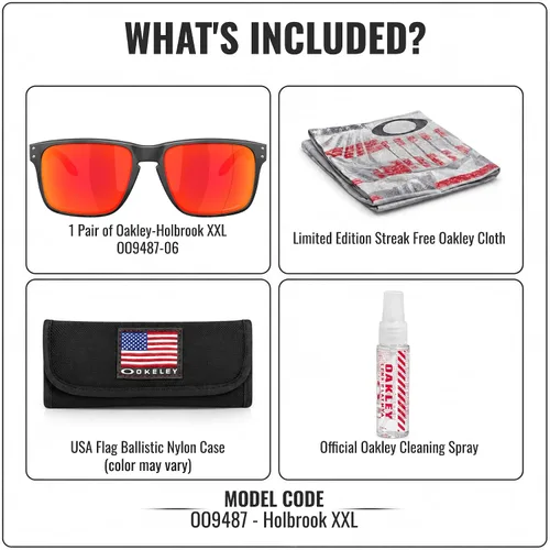 Vista 2 de Oakley HOLBROOK XXL OO9487 Rectangle Sunglasses With Official Eyewear Kit