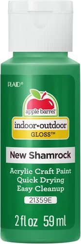 Vista 22 de Pintura acrílica para tela K20667 de Apple Barrel, 2 onzas Verde brillante