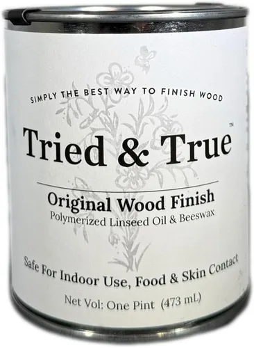 Vista 5 de Tried & True Acabado de madera original, 8 oz. - Mezcla de aceite de linaza y cera de abeja, ideal para toda carpintería, durabilidad duradera