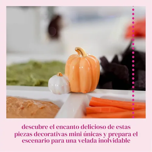 Vista 3 de Nora Fleming accesorio con diseño de calabaza A02 Calabaza doble