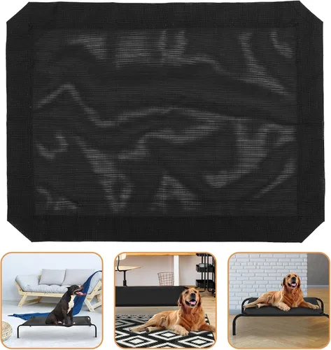 Vista 9 de Ipetboom Cama para mascotas de malla para gatos, hamaca transpirable para mascotas, hamaca elevada para perros, cubierta elevada para gatos