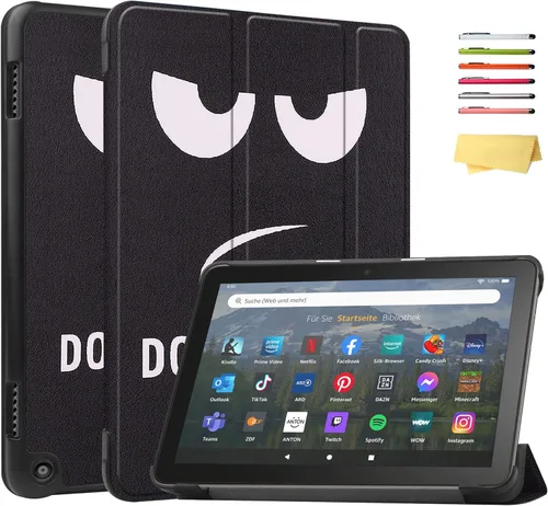 Vista 34 de Funda para Amazon Kindle Fire HD 8 y Fire HD 8 Plus (12ª/10ª generación, versión 2024/2022/2020) de 8 pulgadas, UUcovers con soporte triple