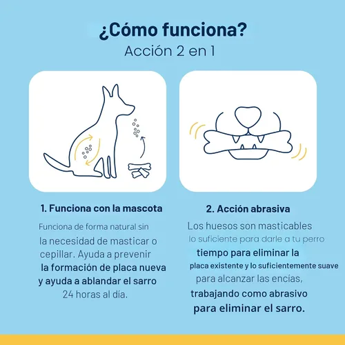 Vista 8 de ProDen - Mini huesos dentales para perros, mantequilla de maní y plátano