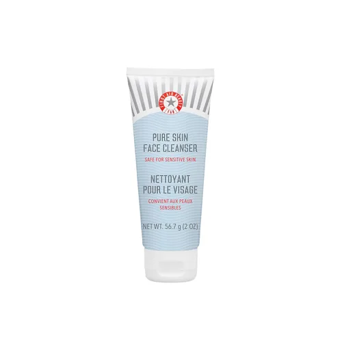Vista 12 de First Aid Beauty - Limpiador facial Pure Skin, elimina eficazmente el maquillaje, la suciedad y las impurezas, limpiador suave deja la piel suave